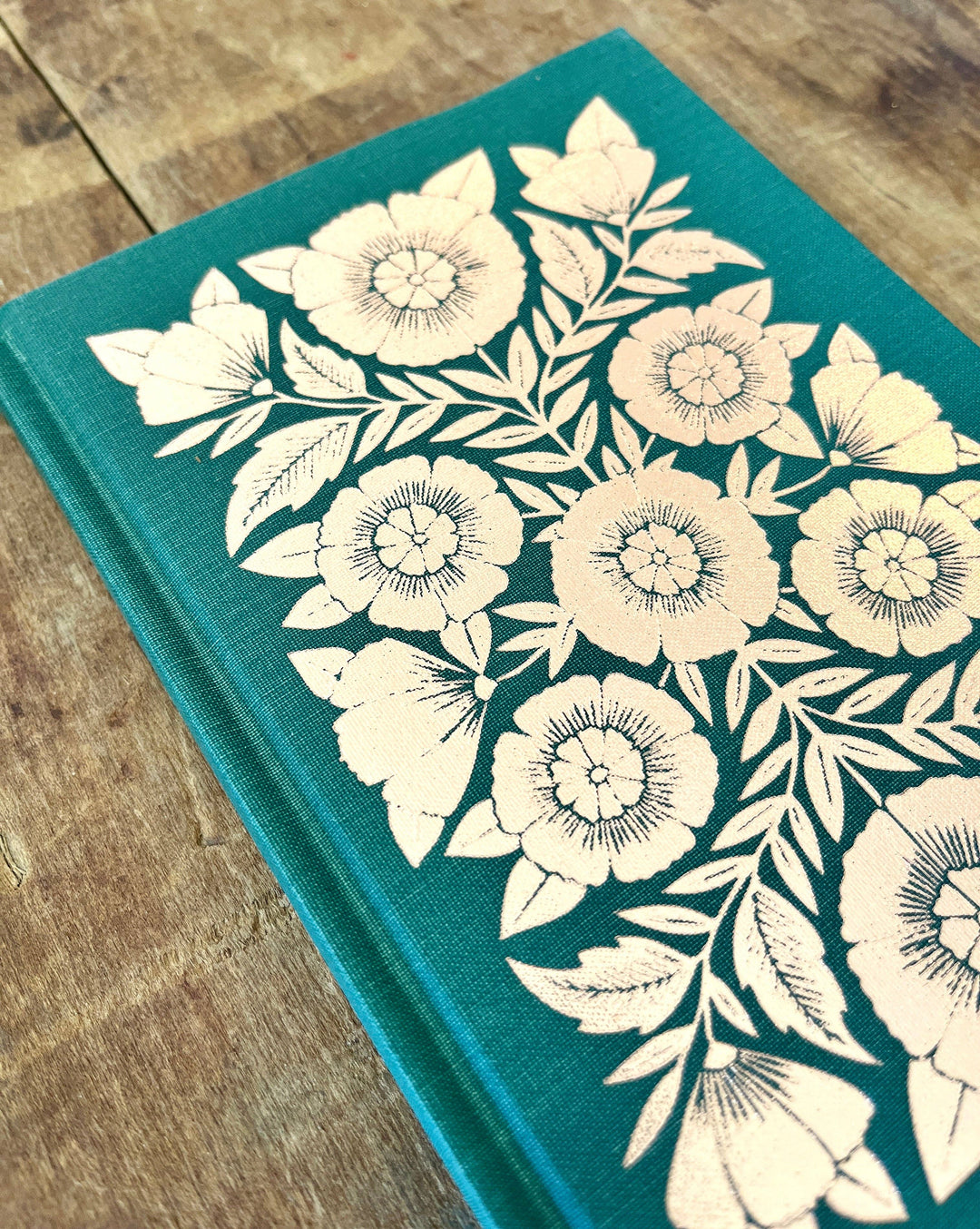 Foil Stamped Linen Journal