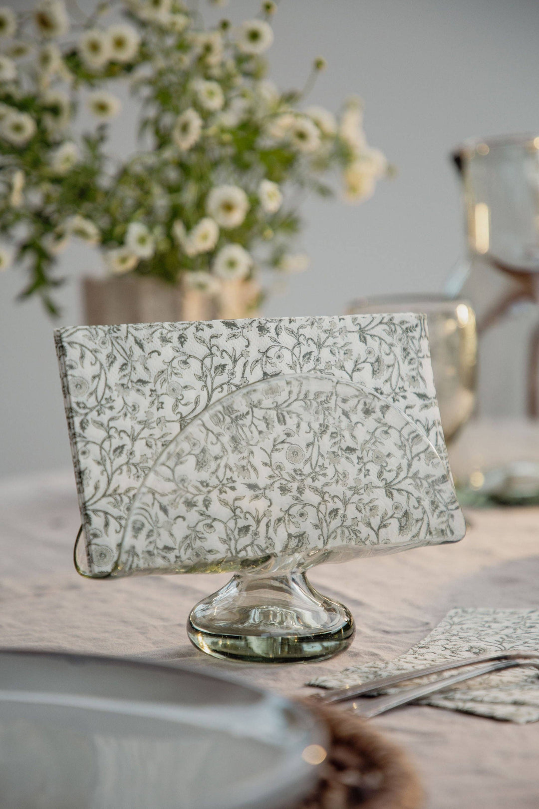 Handblown Napkin Holder