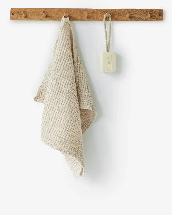 Vanilla Linen Waffle Towel