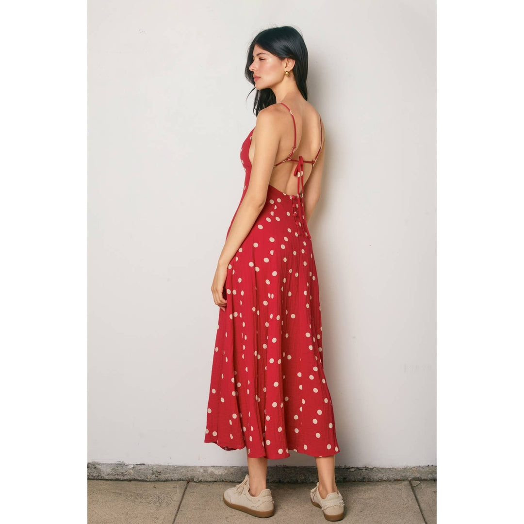 Show Out Open Back Maxi Dress