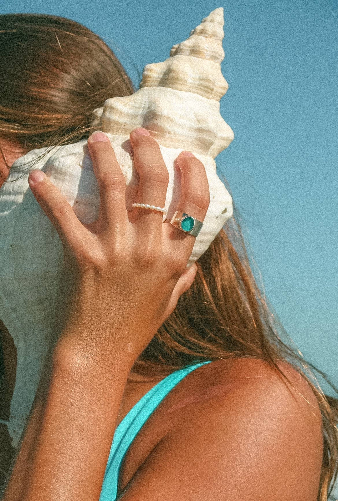 Blue Sea Glass Band