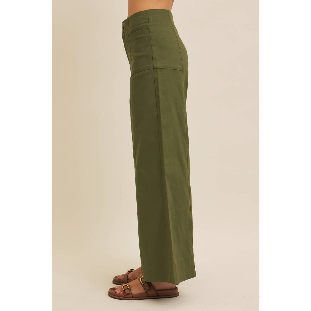 Everyday Essential Stretchy Wide-Leg Pants -2 Colors
