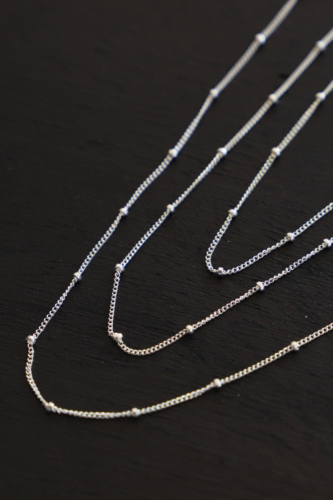 Sterling Silver Satellite Cable Chain Necklace