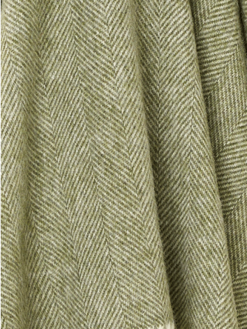 Herringbone 100% British Wool Range Throw, 2 Colors