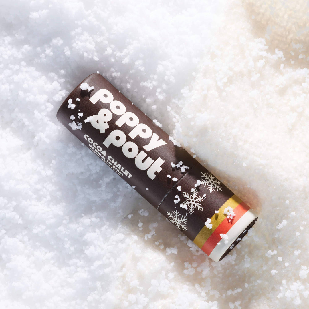 Limited Edition Lip Balm, Retro Ski, Cocoa Chalet