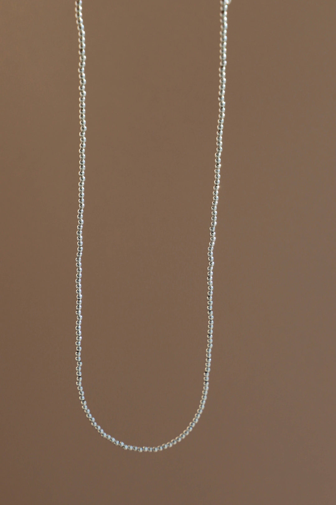 Silver Beaded Chain