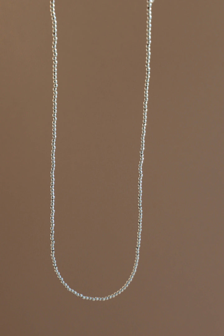 Silver Beaded Chain