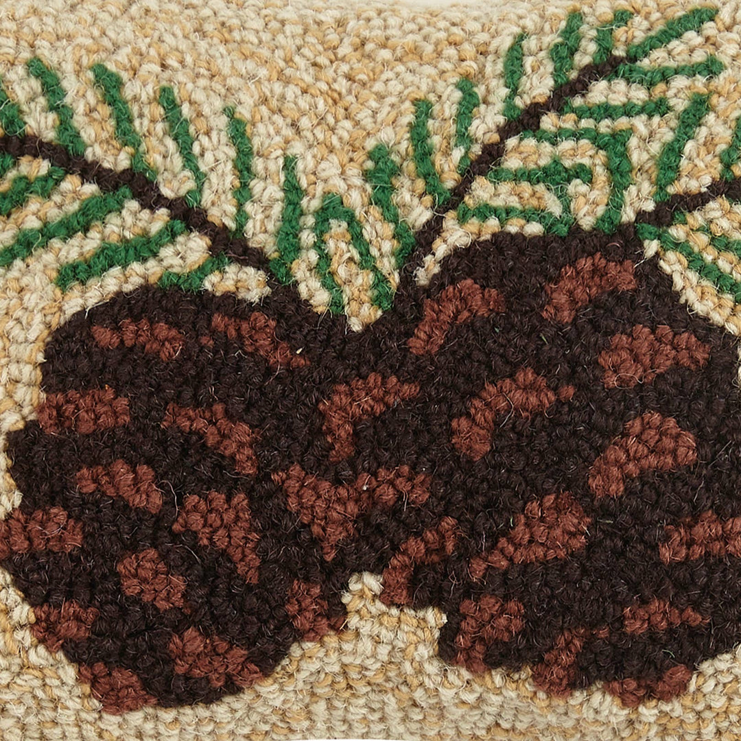 Pine Cone Hook Pillow