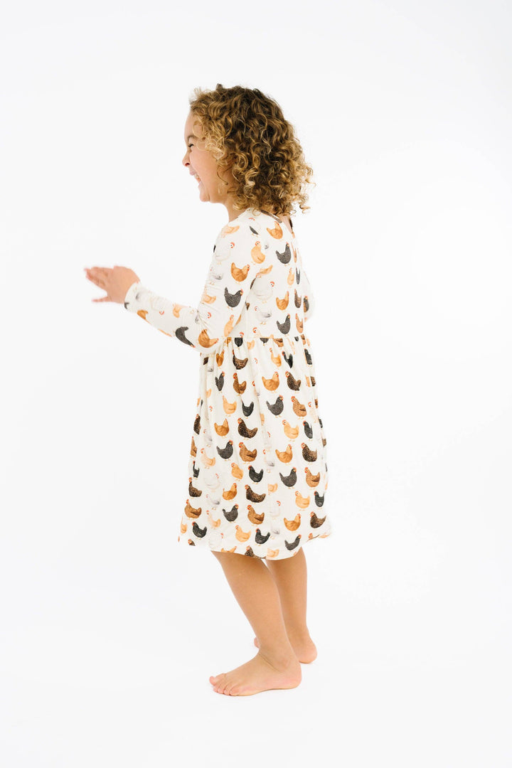 Backyard Chickens Bamboo Dress