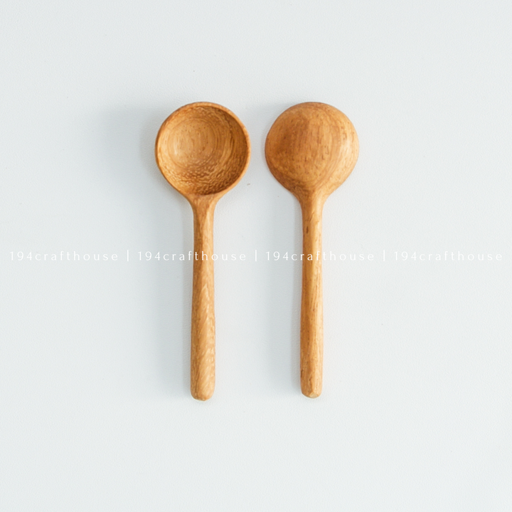 Tiny Wooden Sugar Spoons