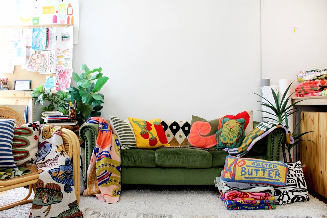 Go Fish Tapestry Blanket 