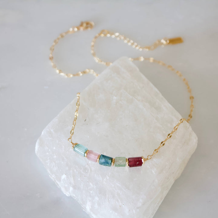 Tourmaline Collar Necklace 