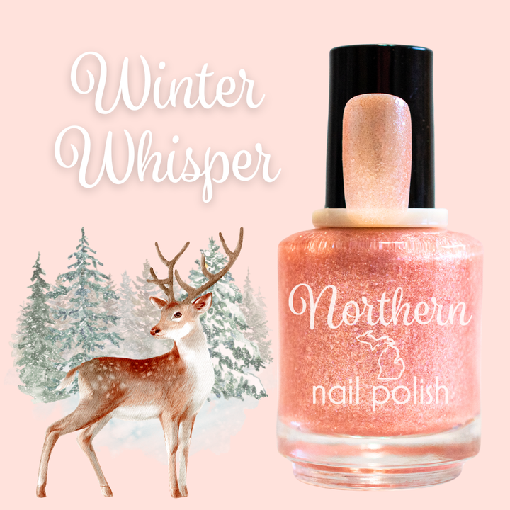 Winter Whisper ~ Nail Polish Vegan Non-Toxic Michigan Snow