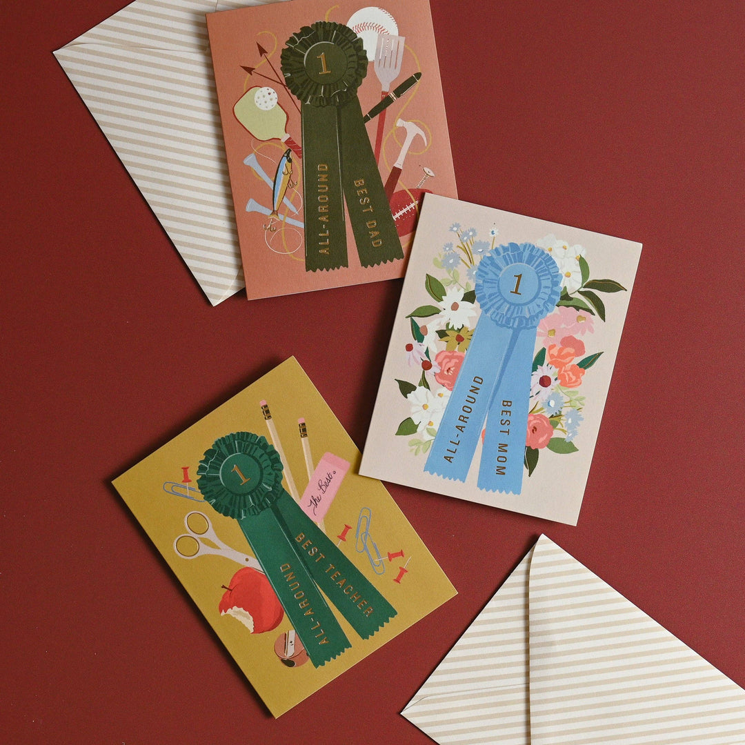 Teacher Ribbon Greeting Card