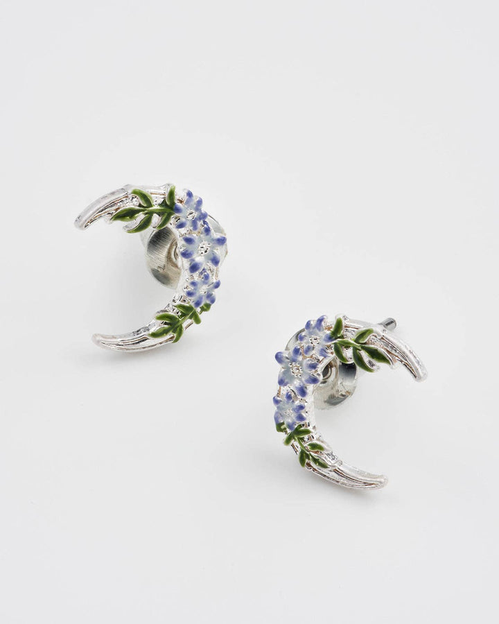 Nightshade Moon Stud Earrings
