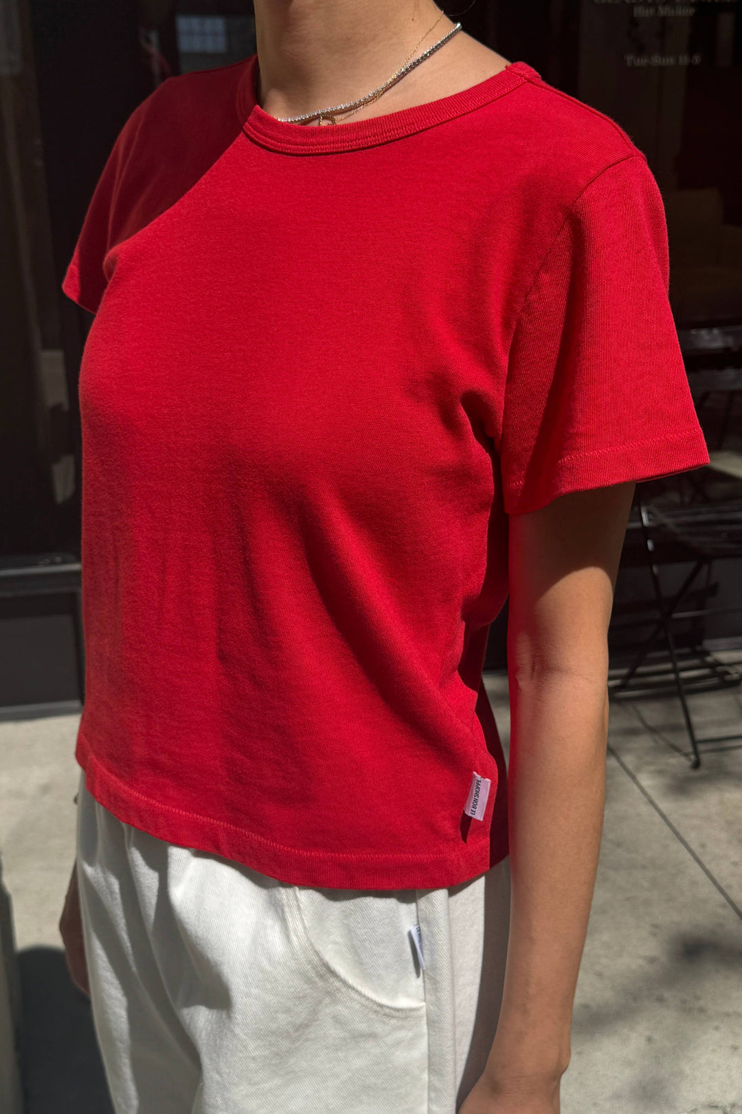 The Little Boy Tee in Chili