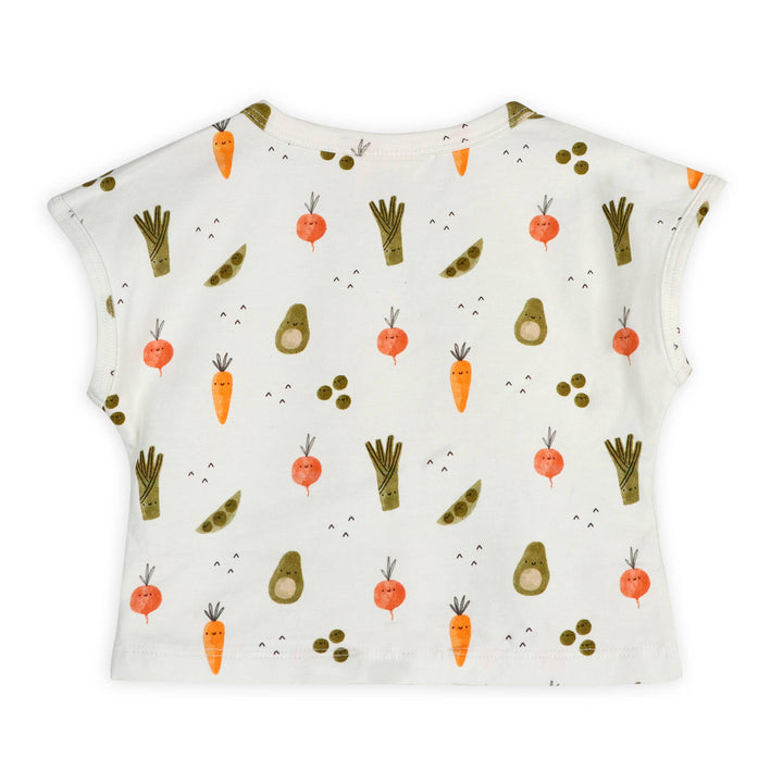 Veggies Baby Tee &amp; Shorts Set