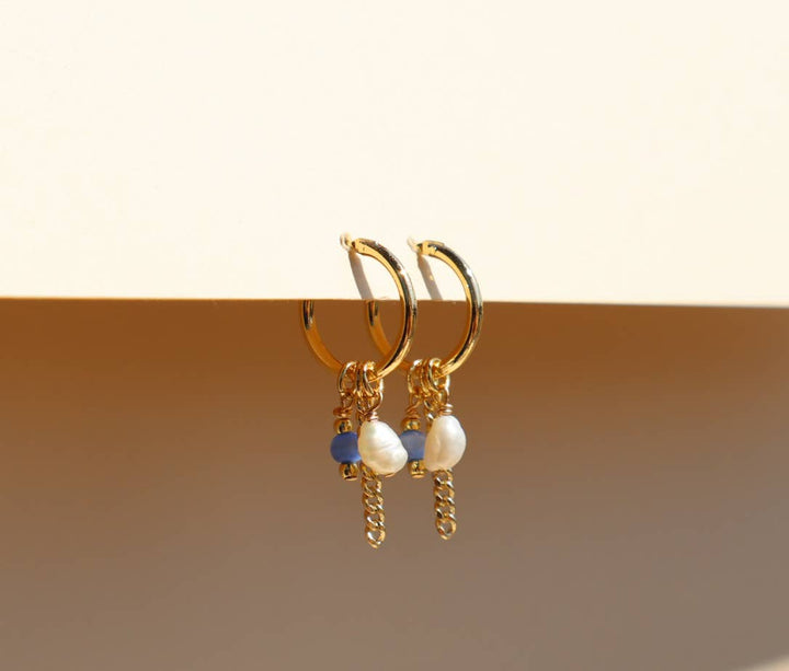 Blue Charm Earrings
