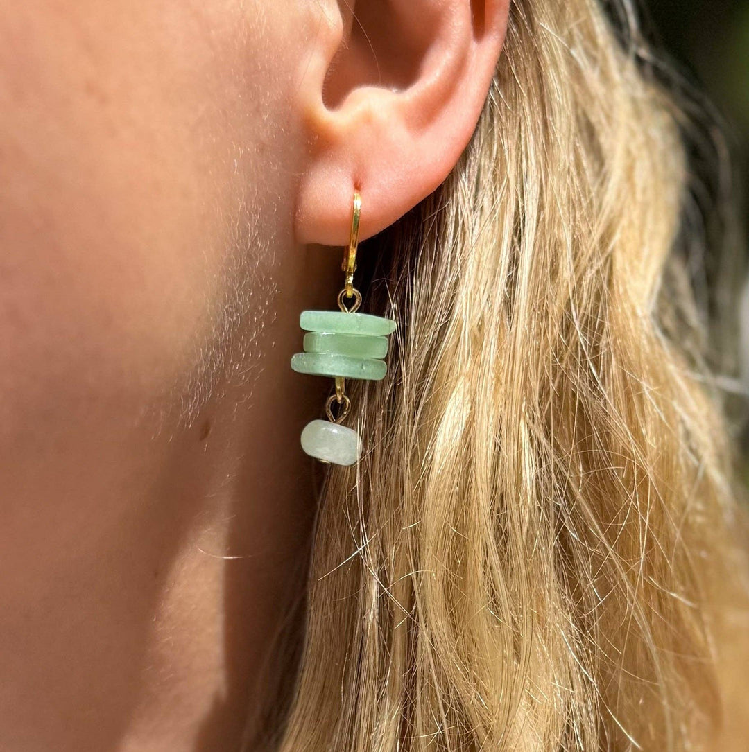 Aventurine Dangle Earrings