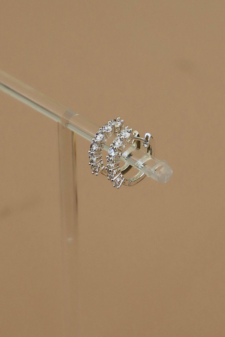 Elan Silver Hoops