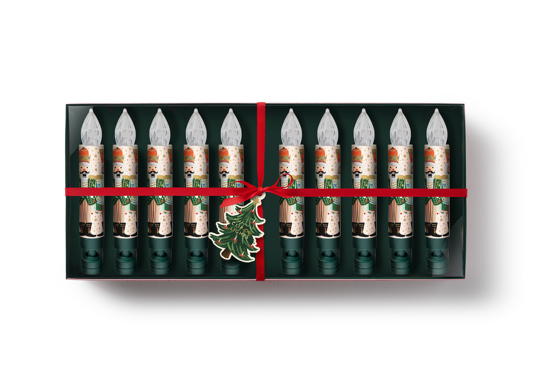 Nutcracker Brigade Set of 12 Clip-on Candle Lights