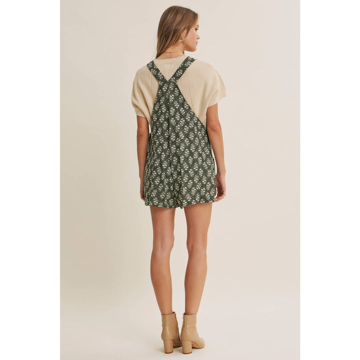Meadow Bloom Floral Short Overall