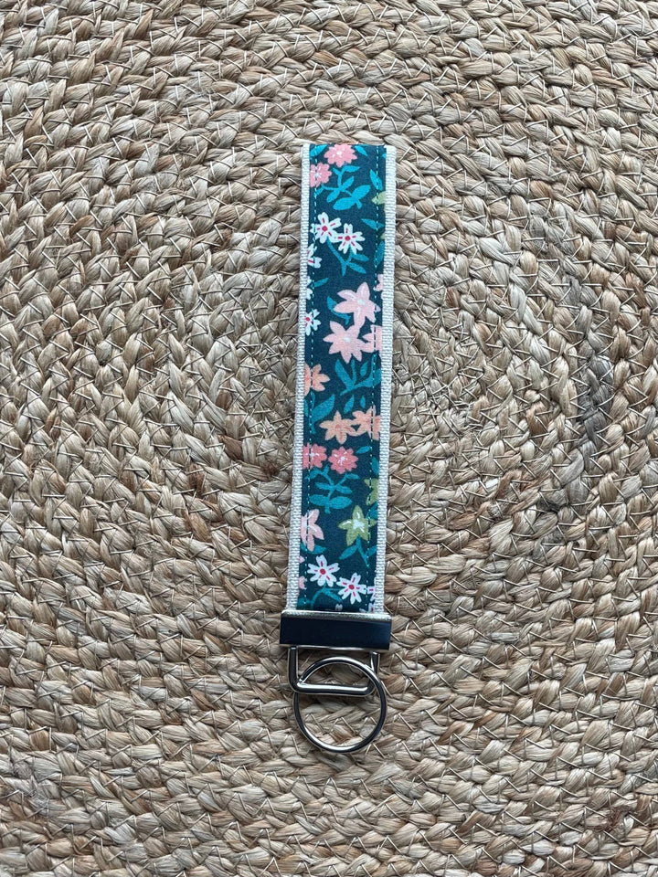 Summer Florals Keychain Wristlet