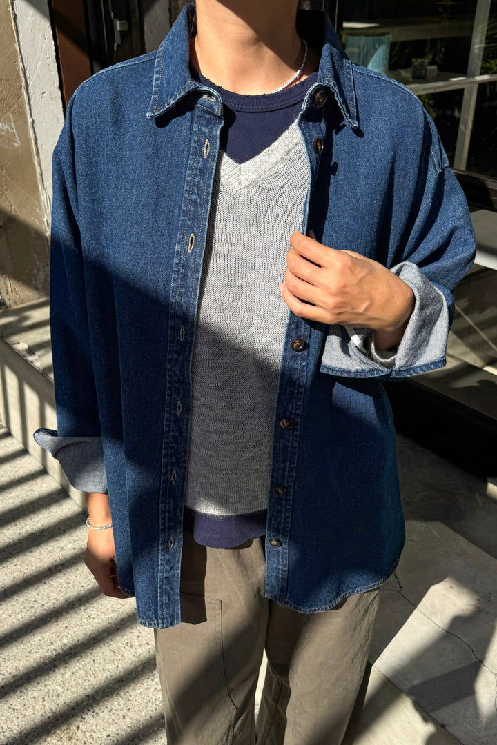 Owen Shirt in Dark Denim