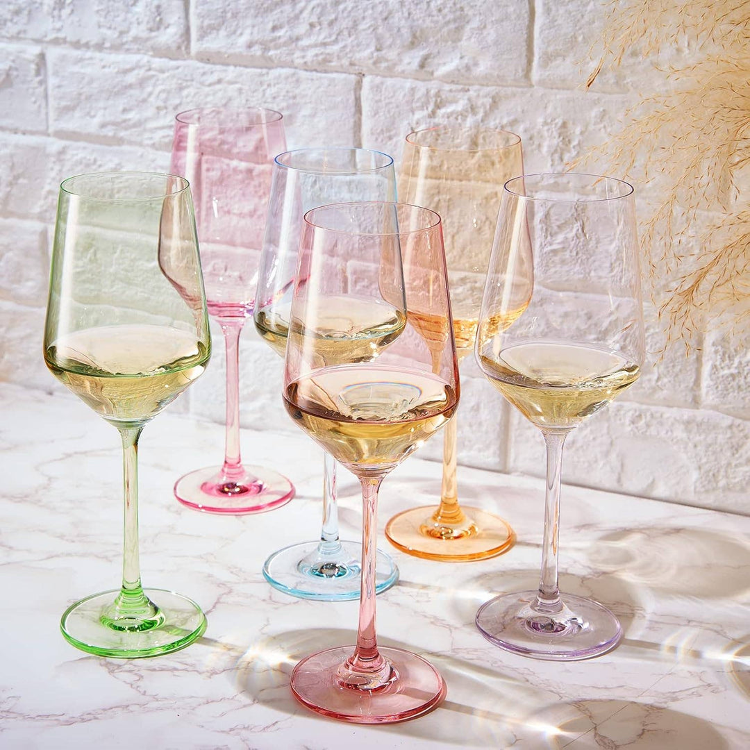 Pink Wine Glass, Single