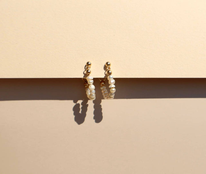 Small Freshwater Pearl Stud Earrings