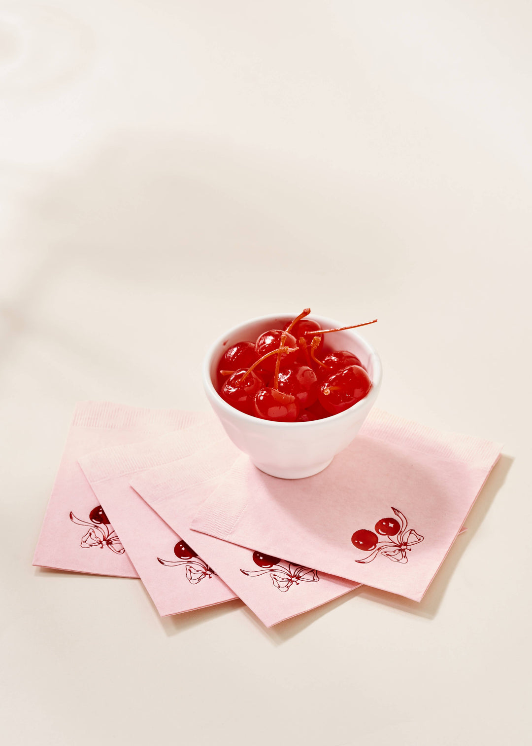 Red Cherries Napkin - Set of 20