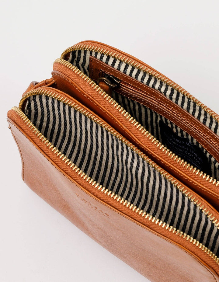Emily, Cognac Stromboli Leather