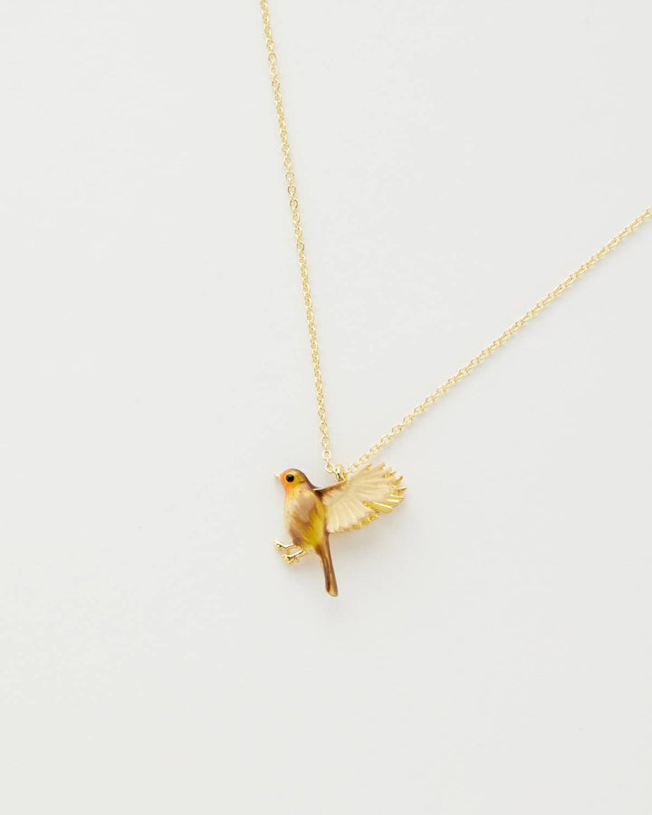 Flying Robin Necklace
