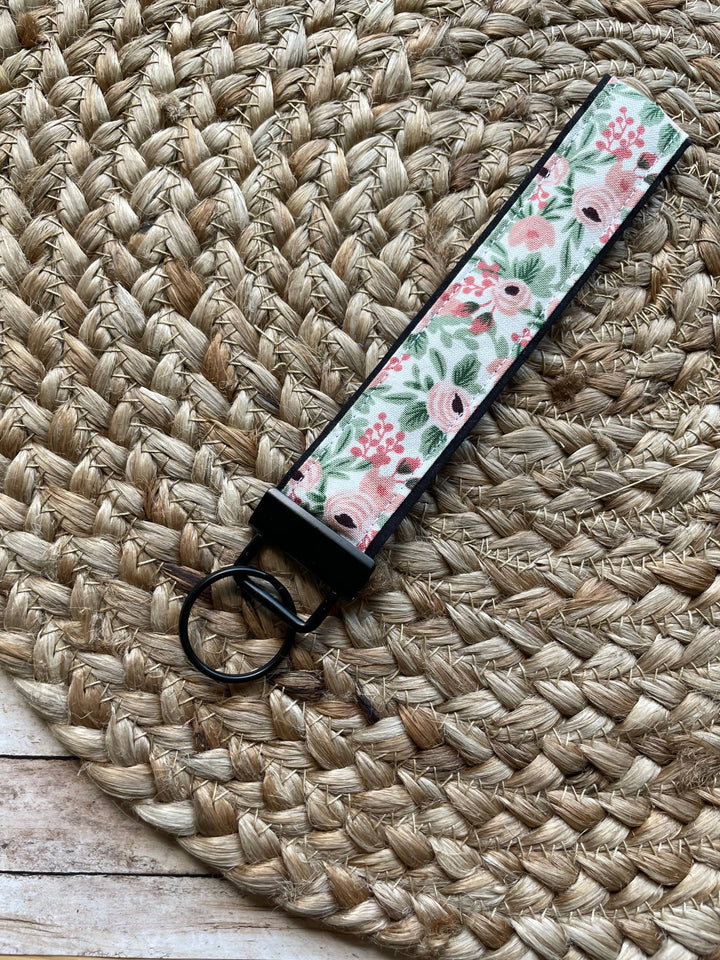 Light Pink Rosa Keychain Wristlet