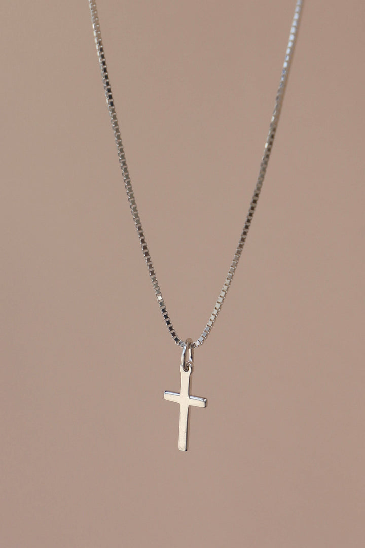 Silver Cross Charm