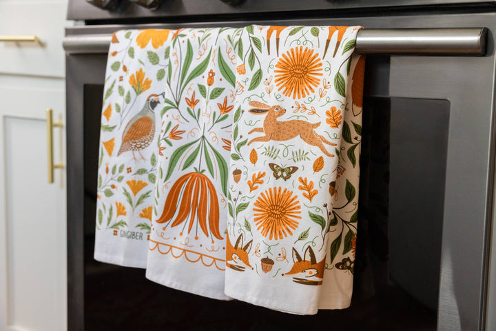 Fall Forest Tea Towel