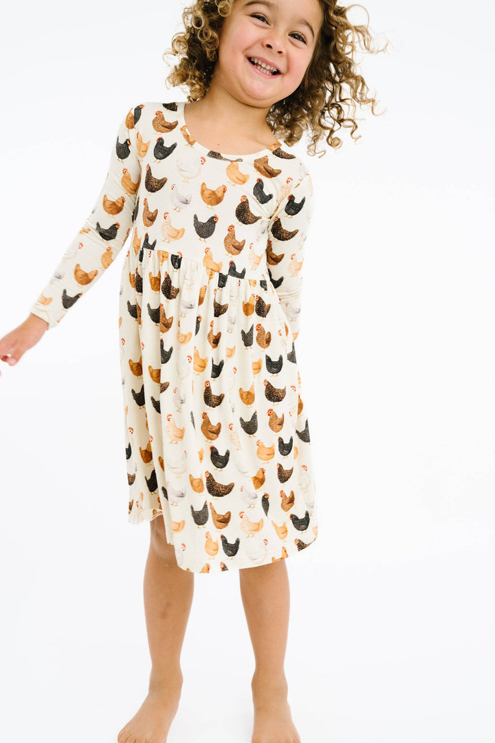 Backyard Chickens Bamboo Dress