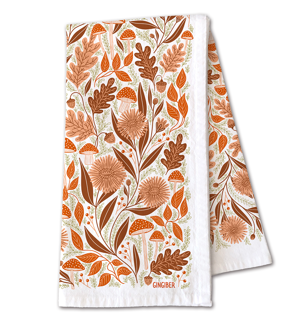 Mushroom Medley Tea Towel