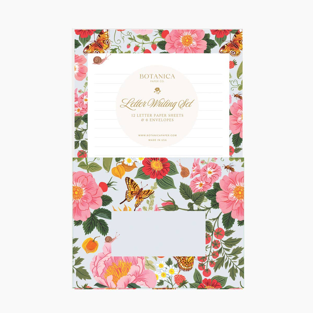 Garden Bloom Letter Writing Set