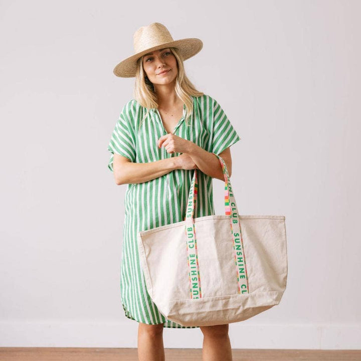 Green and White Cove Dress