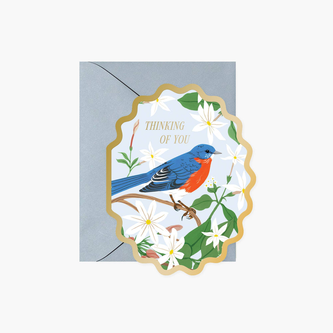 Bluebird Thinking Of You Greeting Card