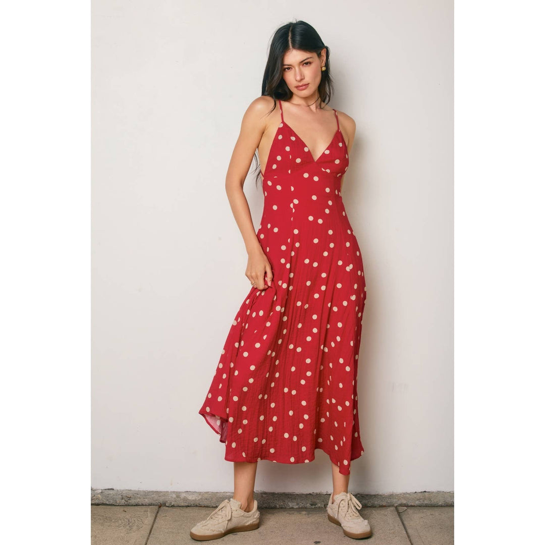 Show Out Open Back Maxi Dress