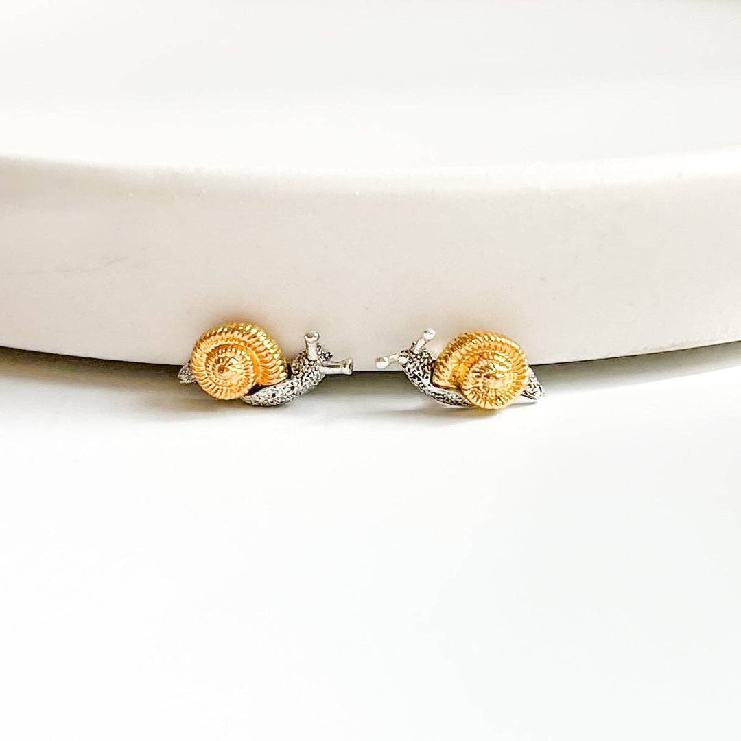 Two Tone Snail Studs
