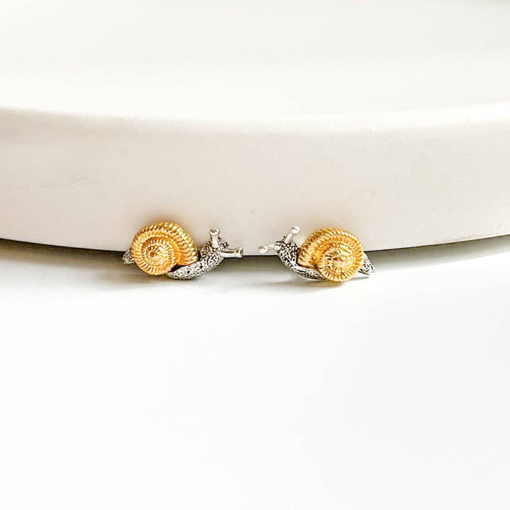 Two Tone Snail Studs