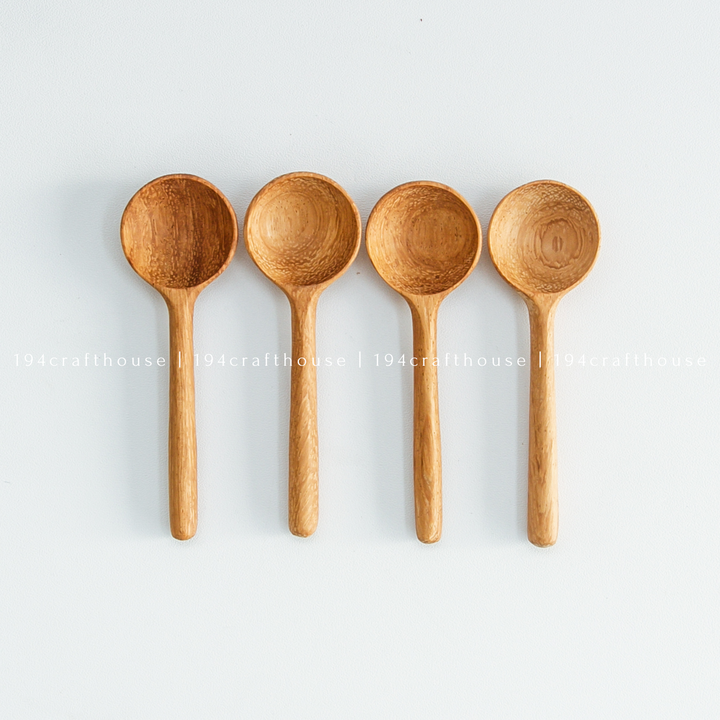 Tiny Wooden Sugar Spoons