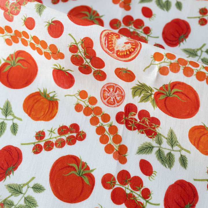 Heirloom Tomatoes Linen Tea Towel