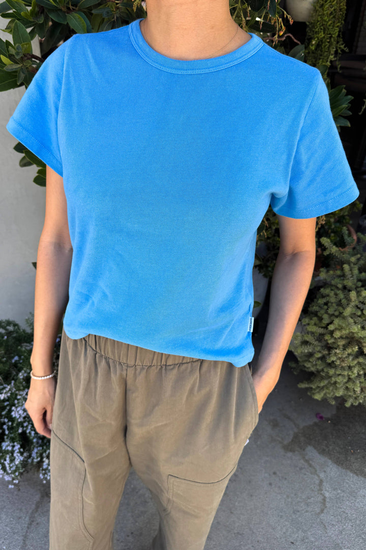The Little Boy Tee in Coastal Blue