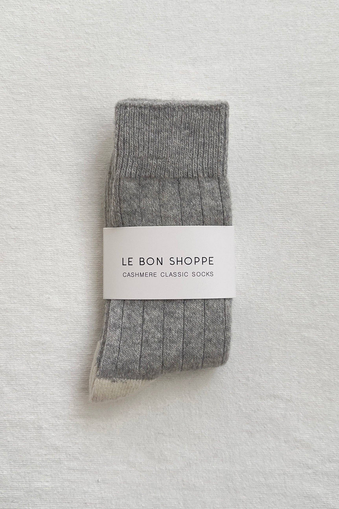 Cashmere Socks in Charcoal Melange