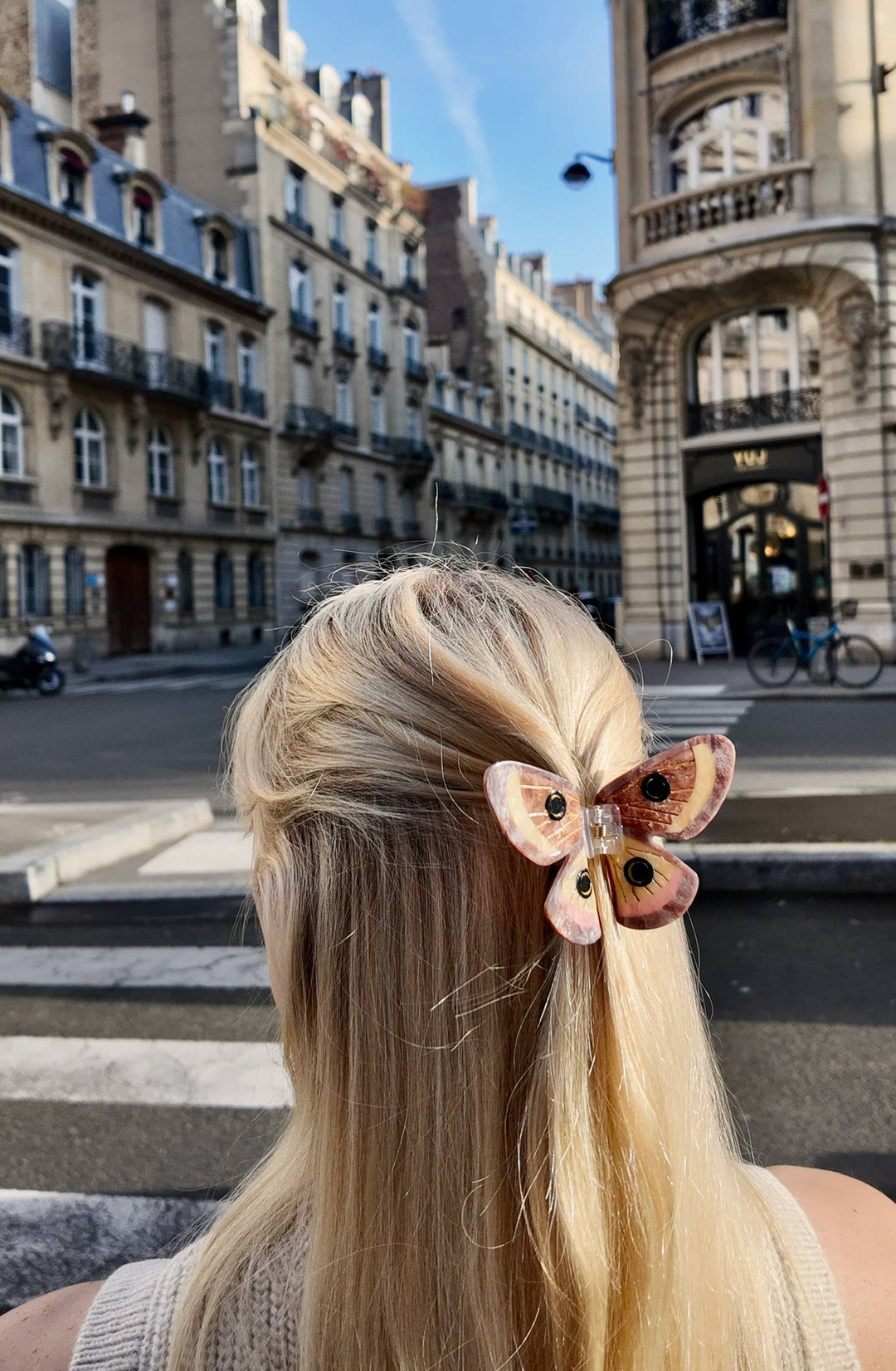 Emperor Silk Moth Claw Hair Clip
