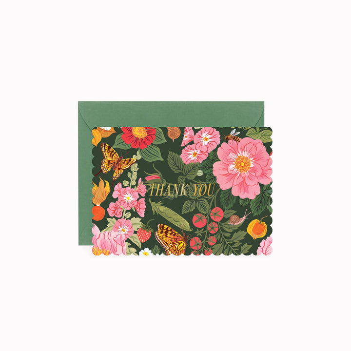Garden Bloom Thank You Card